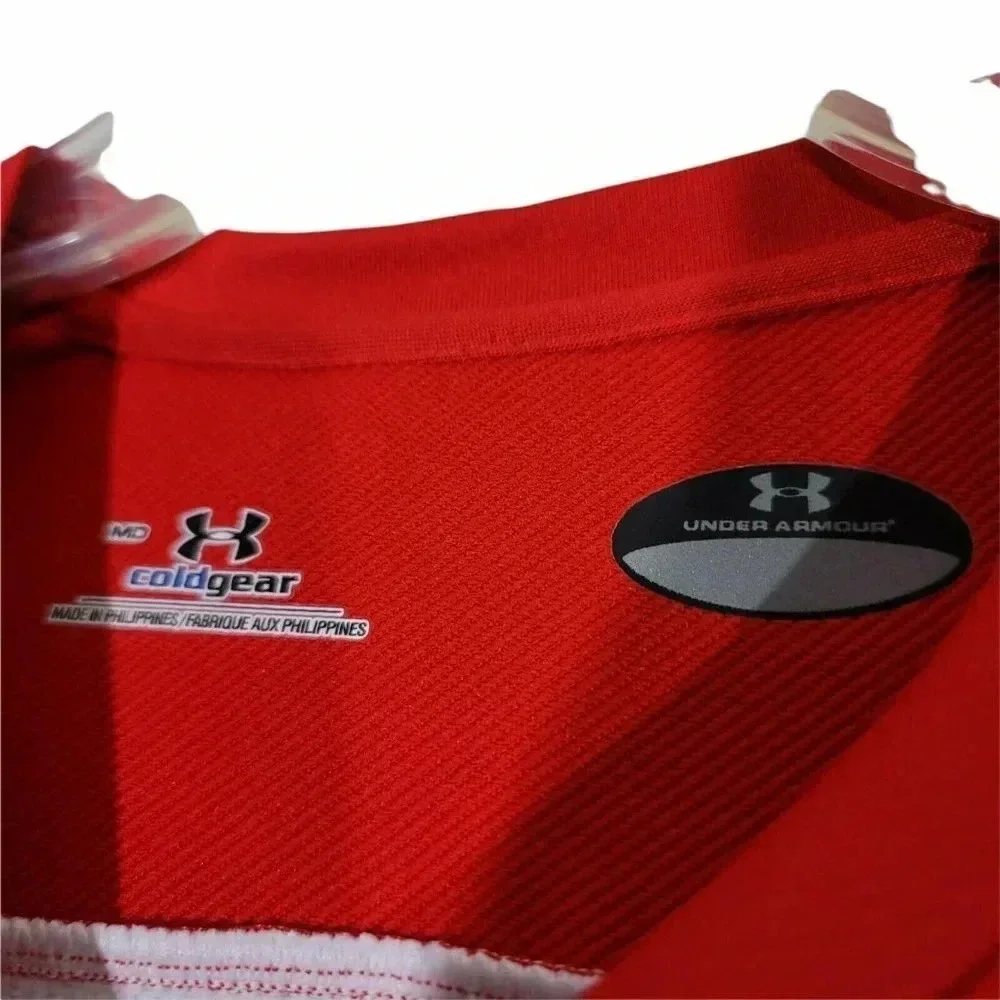 Under Armour Shirt Adult Medium Red White ColdGear